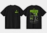 create custom hand drawn streetwear t shirt design